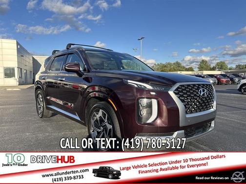 Red 2021 Hyundai PALISADE Calligraphy