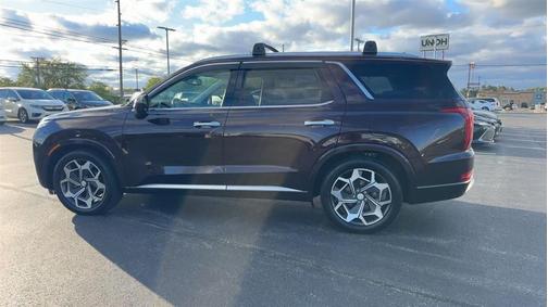 Red 2021 Hyundai PALISADE Calligraphy