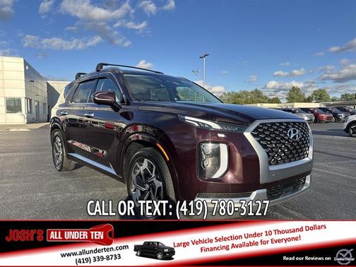 Red 2021 Hyundai PALISADE Calligraphy