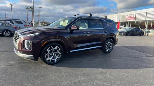 Red 2021 Hyundai PALISADE Calligraphy