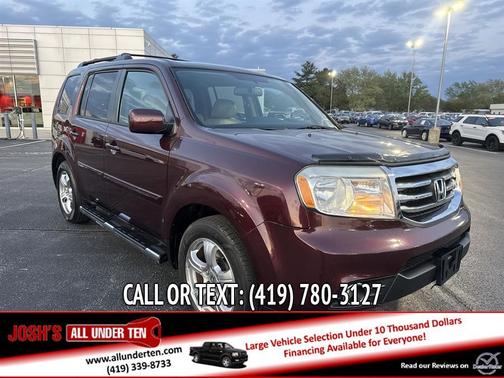 Red 2015 Honda Pilot EX-L