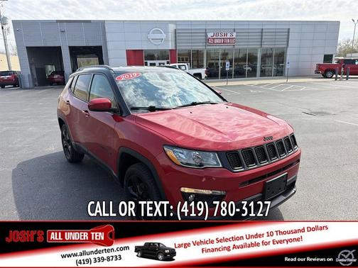 Red 2019 Jeep Compass Altitude