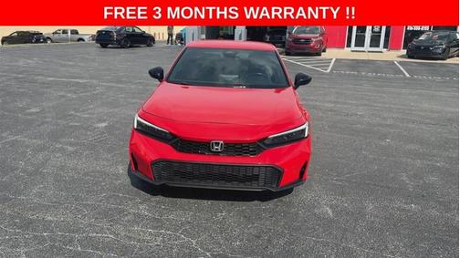 Red 2025 Honda Civic Sport