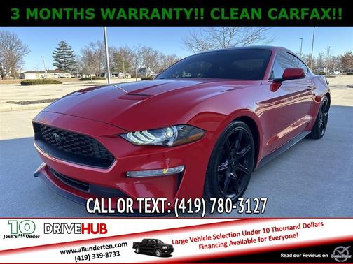 Red 2019 Ford Mustang EcoBoost