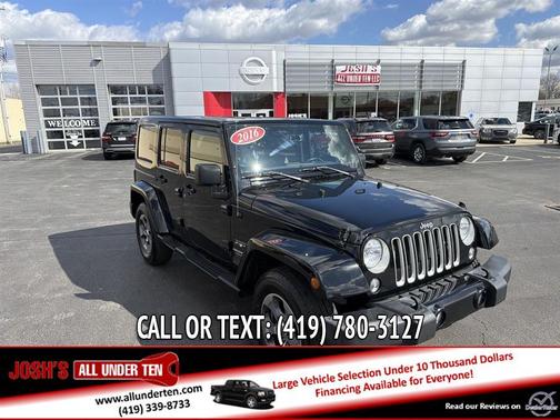 2016 Jeep Wrangler Unlimited Sahara