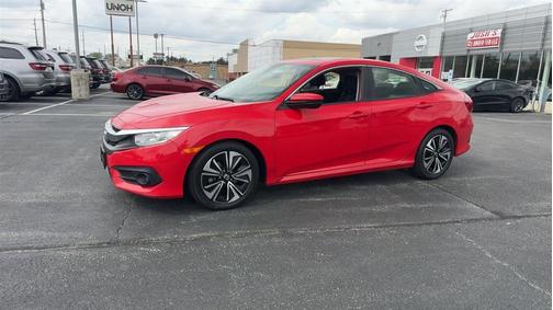 Red 2018 Honda Civic EX-T