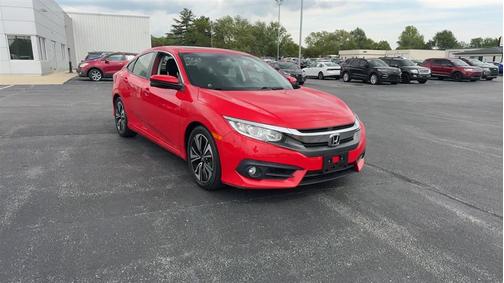 Red 2018 Honda Civic EX-T