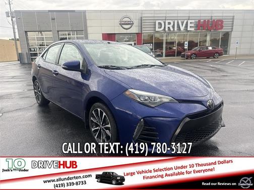 Blue 2018 Toyota Corolla SE