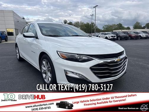 White 2022 Chevrolet Malibu LT