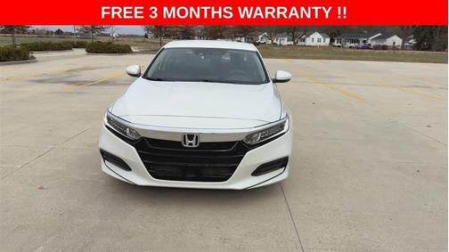 White 2018 Honda Accord LX