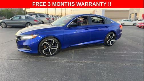 Blue 2021 Honda Accord Sport 2.0T