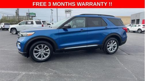 Blue 2020 Ford Explorer XLT