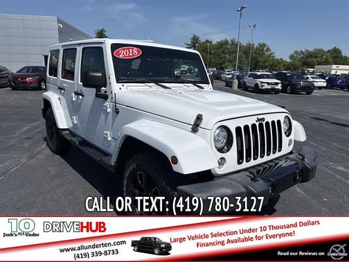 White 2018 Jeep Wrangler JK Unlimited Altitude