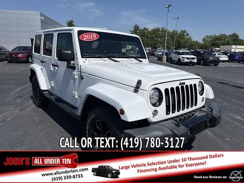 White 2018 Jeep Wrangler JK Unlimited Altitude