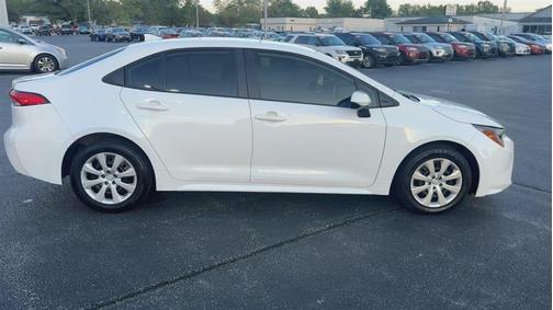 White 2022 Toyota Corolla LE