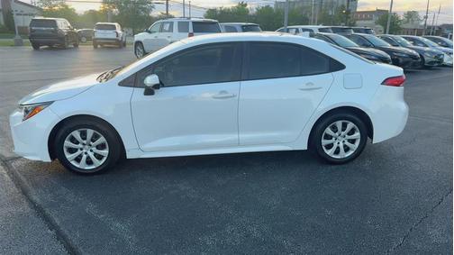 White 2022 Toyota Corolla LE