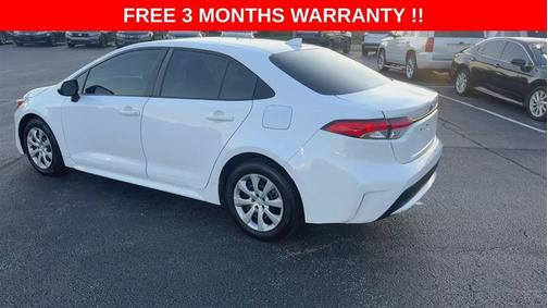 White 2022 Toyota Corolla LE