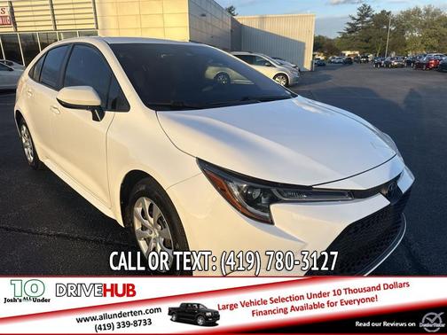 White 2022 Toyota Corolla LE