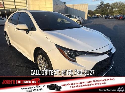 White 2022 Toyota Corolla LE