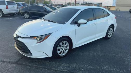 White 2022 Toyota Corolla LE