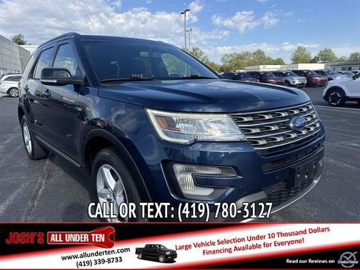 Blue 2017 Ford Explorer XLT