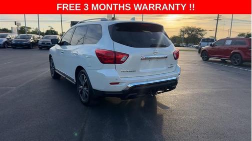 White 2020 Nissan Pathfinder Platinum