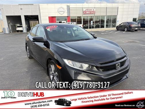 Black 2019 Honda Civic EX