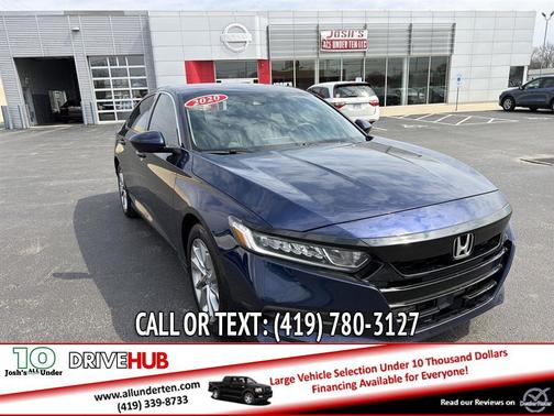 Blue 2020 Honda Accord LX 1.5T