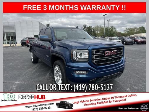 Blue 2017 GMC Sierra 1500 SLE