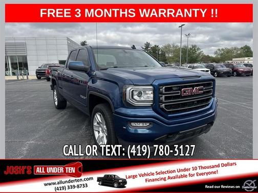 Blue 2017 GMC Sierra 1500 SLE