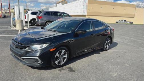 Black 2019 Honda Civic LX