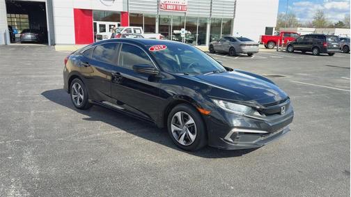 Black 2019 Honda Civic LX
