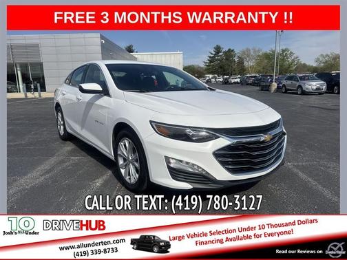 White 2023 Chevrolet Malibu LT