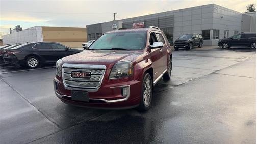 Red 2017 GMC Terrain Denali