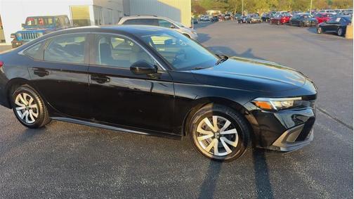 Black 2022 Honda Civic LX