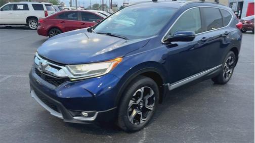 Blue 2017 Honda CR-V Touring
