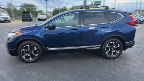 Blue 2017 Honda CR-V Touring