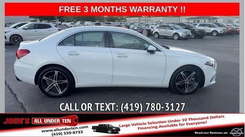 White 2020 Mercedes-Benz A-Class A 220