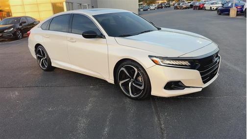 White 2022 Honda Accord Sport 2.0T