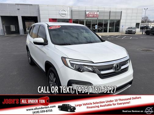 White 2021 Honda Pilot EX-L