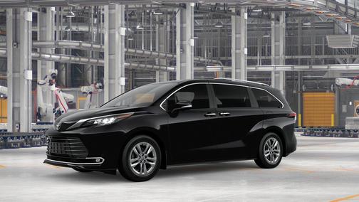 Midnight Black Metallic 2026 Toyota Sienna Limited