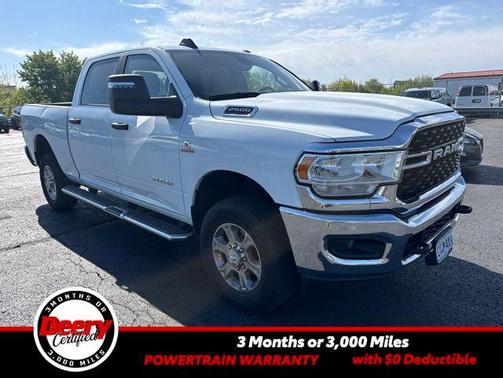 Bright White Clearcoat 2024 RAM 2500 Big Horn Crew Cab 4x4 6'4' Box
