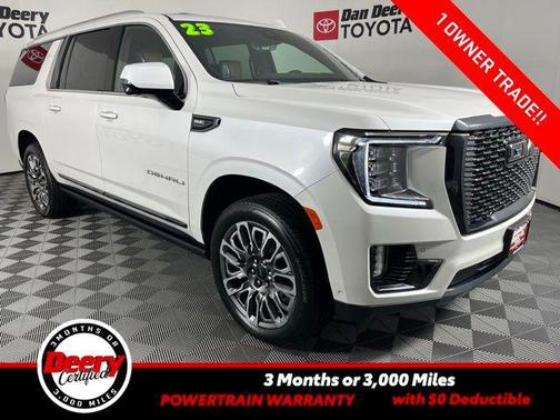 White Frost Tricoat 2023 GMC Yukon XL Denali Ultimate