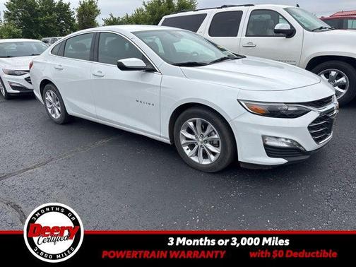 Summit White 2023 Chevrolet Malibu FWD 1LT