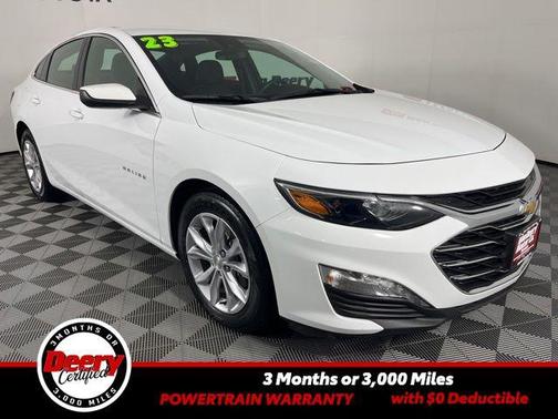 Summit White 2023 Chevrolet Malibu FWD 1LT