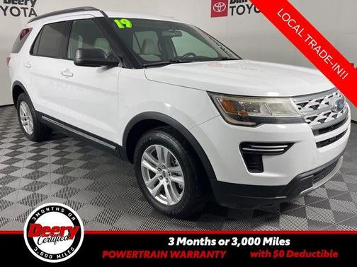 Oxford White 2019 Ford Explorer XLT