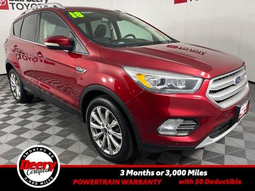 Ruby Red Metallic Tinted Clearcoat 2018 Ford Escape Titanium