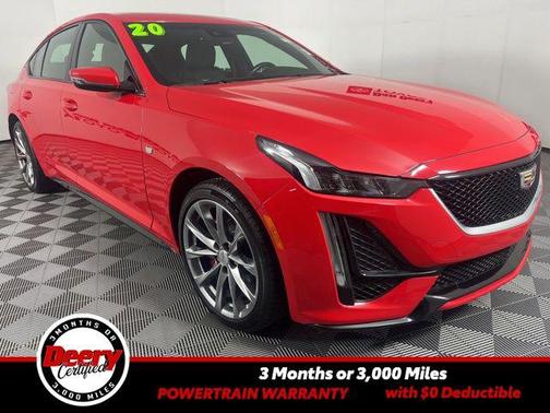 Red 2020 Cadillac CT5 Sport RWD