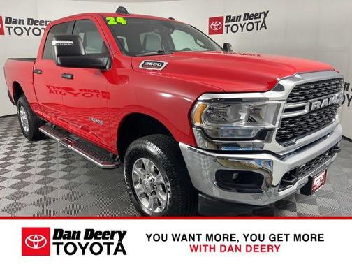 Flame Red Clearcoat 2024 RAM 2500 Big Horn Crew Cab 4x4 6'4' Box