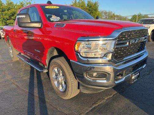 Flame Red Clearcoat 2024 RAM 2500 Big Horn Crew Cab 4x4 6'4' Box